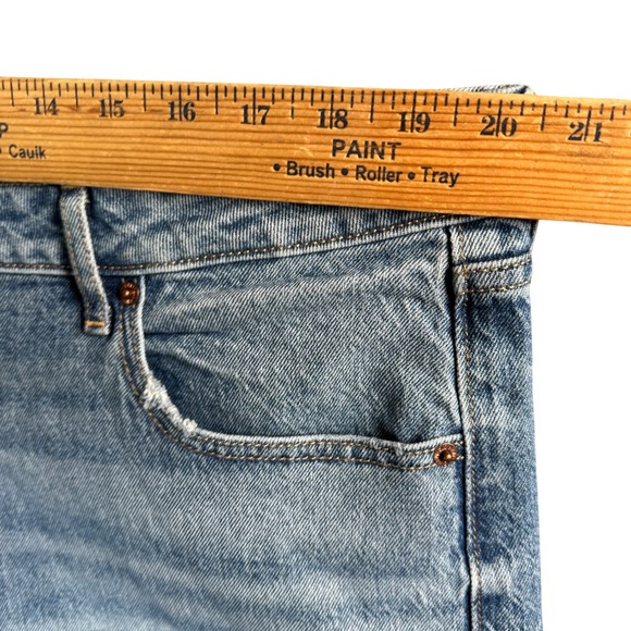 Old Navy Sky Hi Wide Leg Jeans Womens 16 Light Wash Y2K Extra High Rise - Picture 6 of 12